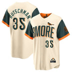 Johmsee B.Orioles #35 Adley Rutschman Cream 2026 City Connect Home Game Stitched Jerseys