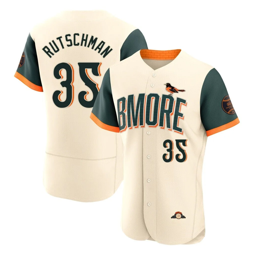 Johmsee B.Orioles #35 Adley Rutschman Player Cream 2026 City Connect Limited Elite Home Game Stitched Jerseys