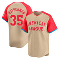 Johmsee B.Orioles #35 Adley Rutschman Cream American League All-Star Limited Home Game Stitched Jerseys