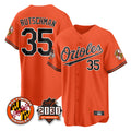 Johmsee B.Orioles #35 Adley Rutschman Player Gray Home Game Stitched Jerseys
