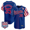 Johmsee B.Orioles #35 Adley Rutschman Royal USA 250 Independence Day Vapor Premier Limited Home Game Stitched Jerseys