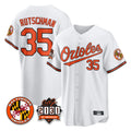 Johmsee B.Orioles #35 Adley Rutschman White 30th Anniversary of 2131 Home Game Stitched Jerseys