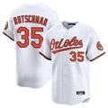 Johmsee B.Orioles #35 Adley Rutschman White Limited Home Game Stitched Jerseys