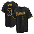 Johmsee B.Orioles #3 Taylor Ward Player Black Snake Skin City Home Game Stitched Jerseys