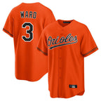 Johmsee B.Orioles #3 Taylor Ward Player Orange Home Game Stitched Jerseys