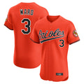 Johmsee B.Orioles #3 Taylor Ward Player Orange Limited Elite Home Game Stitched Jerseys