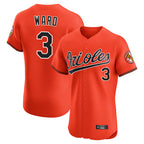 Johmsee B.Orioles #3 Taylor Ward Player Orange Limited Elite Home Game Stitched Jerseys