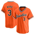 Johmsee B.Orioles #3 Taylor Ward Player Orange T-shirt Limited Home Game Stitched Jerseys