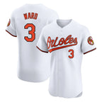 Johmsee B.Orioles #3 Taylor Ward Player White Limited Elite Home Game Stitched Jerseys