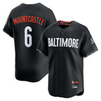 Johmsee B.Orioles #6 Ryan Mountcastle Player Black City Connect Limited Home Game Stitched Jerseys