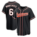 Johmsee B.Orioles #6 Ryan Mountcastle Player Black Out Home Game Stitched Jerseys