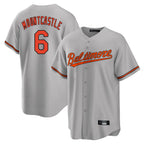 Johmsee B.Orioles #6 Ryan Mountcastle Player Gray Home Game Stitched Jerseys