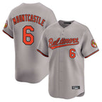 Johmsee B.Orioles #6 Ryan Mountcastle Player Gray Limited Home Game Stitched Jerseys