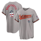 Johmsee B.Orioles #6 Ryan Mountcastle Player Gray USA 250 Fourth of July Home Game Stitched Jerseys