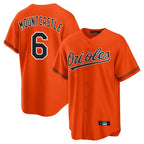 Johmsee B.Orioles #6 Ryan Mountcastle Player Orange Home Game Stitched Jerseys