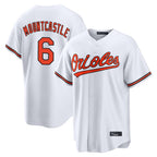 Johmsee B.Orioles #6 Ryan Mountcastle Player White Home Game Stitched Jerseys