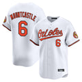Johmsee B.Orioles #6 Ryan Mountcastle Player White Limited Home Game Stitched Jerseys