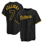 Johmsee B.Orioles #7 Jackson Holliday Player Black Snake Skin City Home Game Stitched Jerseys