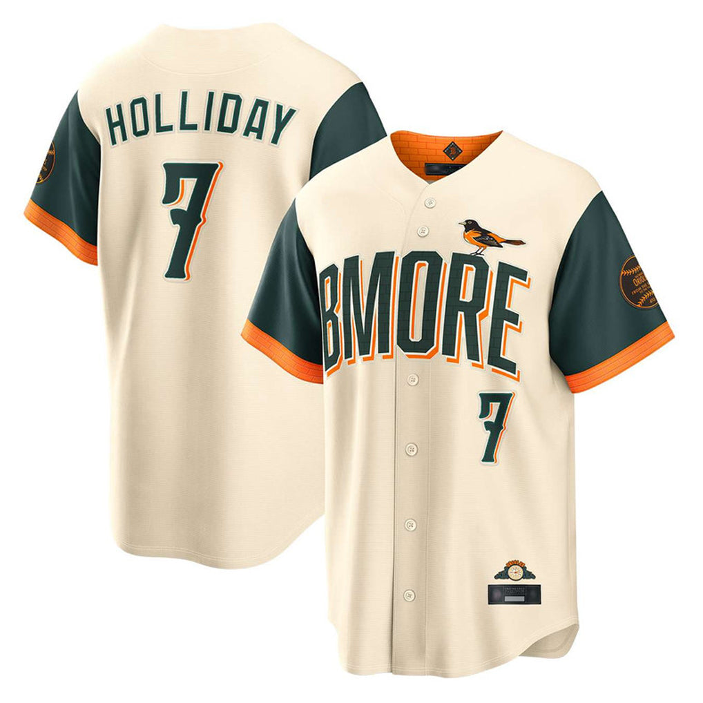 Johmsee B.Orioles #7 Jackson Holliday Player Cream 2026 City Connect Home Game Stitched Jerseys