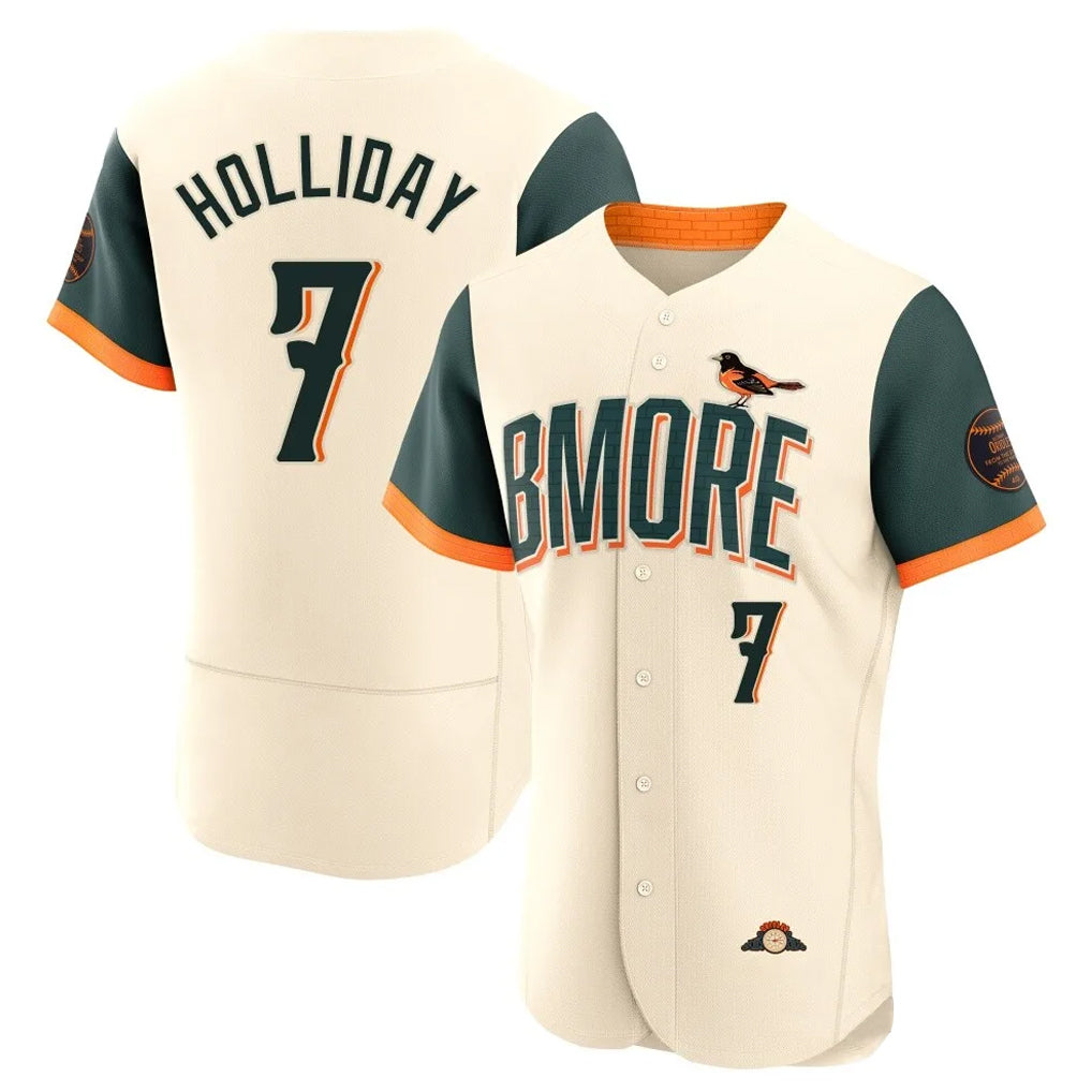 Johmsee B.Orioles #7 Jackson Holliday Player Cream 2026 City Connect Limited Elite Home Game Stitched Jerseys
