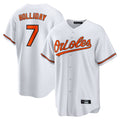 Johmsee B.Orioles #7 Jackson Holliday Player White Home Game Stitched Jerseys