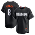 Johmsee B.Orioles #8 Cal Ripken Player Black City Connect Limited Home Game Stitched Jerseys