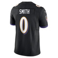 Johmsee B.Ravens #0 Roquan Smith Black Alternate Vapor F.U.S.E. Limited Stitched Jerseys