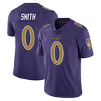Johmsee B.Ravens #0 Roquan Smith Player Purple Color Rush Vapor Untouchable Limited Home Game Stitched Jerseys