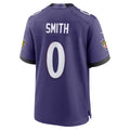Johmsee B.Ravens #0 Roquan Smith Purple Team Game Stitched Jerseys