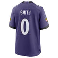 Johmsee B.Ravens #0 Roquan Smith Purple Team Game Stitched Jerseys