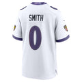 Johmsee B.Ravens #0 Roquan Smith White Game Stitched Jerseys