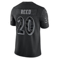 Johmsee B.Ravens #20 Ed Reed Player Black RFLCTV Limited Stitched Jerseys
