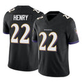 Johmsee B.Ravens #22 Derrick Henry Player Black Limited Home Game Stitched Jerseys