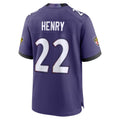 Johmsee B.Ravens #22 Derrick Henry Player Purple Home Game Stitched Jerseys