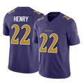 Johmsee B.Ravens #22 Derrick Henry Player Purple Limited Home Game Stitched Jerseys