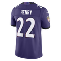 Johmsee B.Ravens #22 Derrick Henry Purple Team Vapor F.U.S.E. Stitched Limited Jerseys