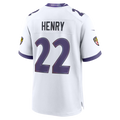 Johmsee B.Ravens #22 Derrick Henry White Game Stitched Jerseys