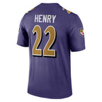 Johmsee B.Ravens #22 Derrick Henry Player Purple Legend Performance Stitched Jerseys