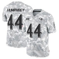 Johmsee B.Ravens #44 Marlon Humphrey Player Arctic Camo Salute to Service Limited Stitched Jerseys