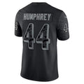 Johmsee B.Ravens #44 Marlon Humphrey Player Black RFLCTV Limited Stitched Jerseys