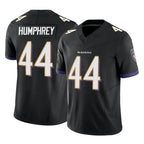 Johmsee B.Ravens #44 Marlon Humphrey Player Black Vapor F.U.S.E. Limited Home Game Stitched Jerseys