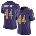 Johmsee B.Ravens #44 Marlon Humphrey Player Purple Color Vapor Untouchable Home Game Stitched Jerseys