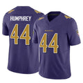 Johmsee B.Ravens #44 Marlon Humphrey Player Purple Legend Limited Home Game Stitched Jerseys