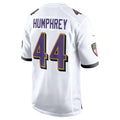 Johmsee B.Ravens #44 Marlon Humphrey Player White Alternate Home Game Stitched Jerseys