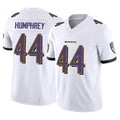 Johmsee B.Ravens #44 Marlon Humphrey Player White Vapor F.U.S.E. Limited Home Game Stitched Jerseys