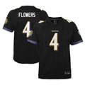 Johmsee B.Ravens #4 Zay Flowers Player Fashion Black Game Stitched Jerseys