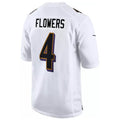 Johmsee B.Ravens #4 Zay Flowers Player Fashion White Game Stitched Jerseys
