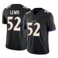 Johmsee B.Ravens #52 Ray Lewis Player Black Vapor F.U.S.E. Limited Game Stitched Jerseys