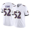 Johmsee B.Ravens #52 Ray Lewis Player White Vapor F.U.S.E. Limited Game Home Stitched Jerseys