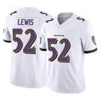 Johmsee B.Ravens #52 Ray Lewis Player White Vapor F.U.S.E. Limited Game Home Stitched Jerseys